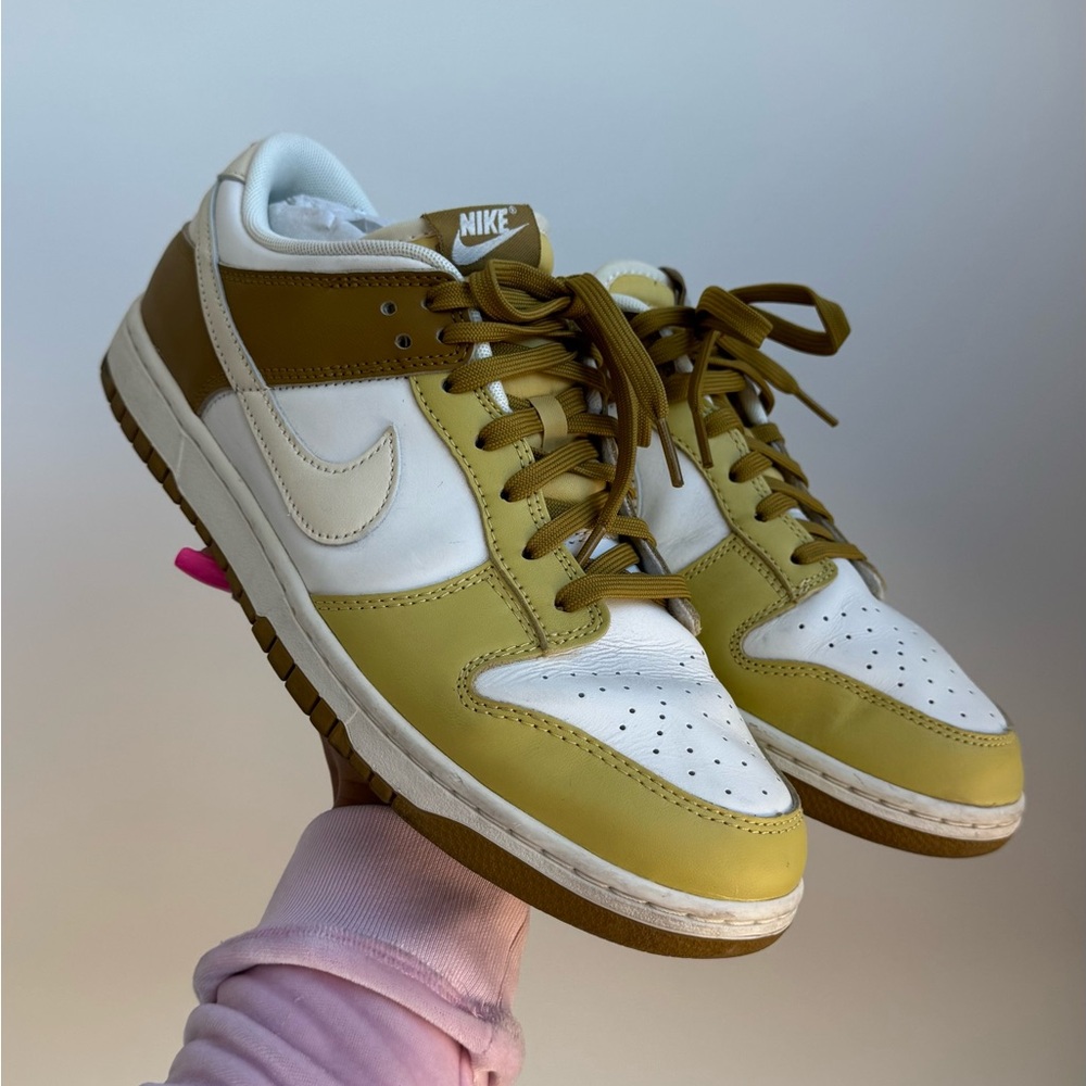Nike Dunk Low Sneakers in Yellow and White